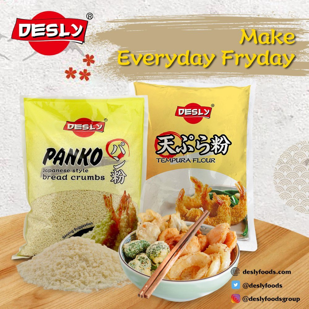 DESLY BREAD CRUMBS PANKO 1KG